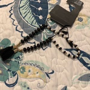 Gold black and white Bracelet